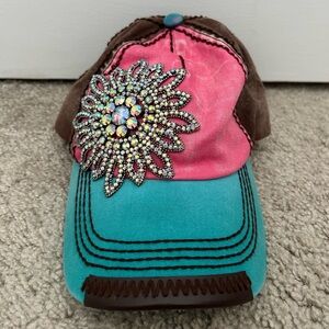 Olive & Pique rhinestone hat